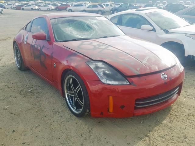 JN1AZ34E96M352810 - 2006 NISSAN 350Z COUPE RED photo 1