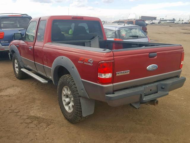 1FTZR15E47PA31955 - 2007 FORD RANGER SUP RED photo 3