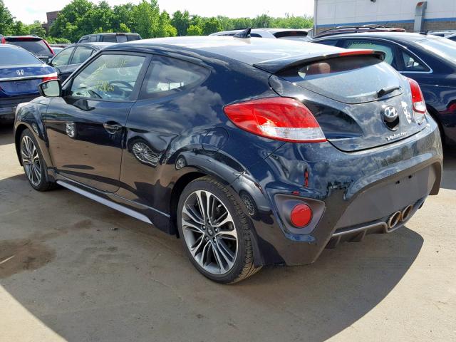 KMHTC6AEXHU316846 - 2017 HYUNDAI VELOSTER T BLACK photo 3