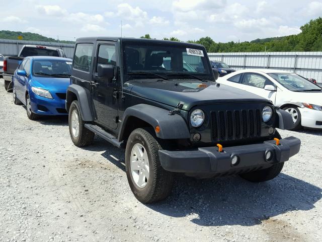 1J4AA2D12BL542339 - 2011 JEEP WRANGLER S GREEN photo 1