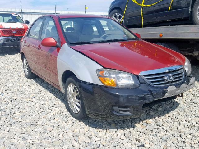 KNAFE221395631190 - 2009 KIA SPECTRA EX RED photo 1