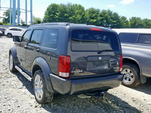 1D4PT4GK3BW559629 - 2011 DODGE NITRO HEAT GRAY photo 3