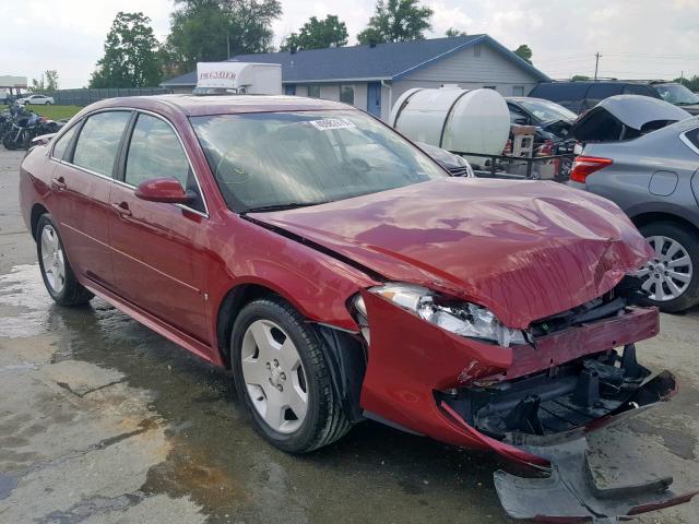 2G1WV58K081265833 - 2008 CHEVROLET IMPALA 50T MAROON photo 1