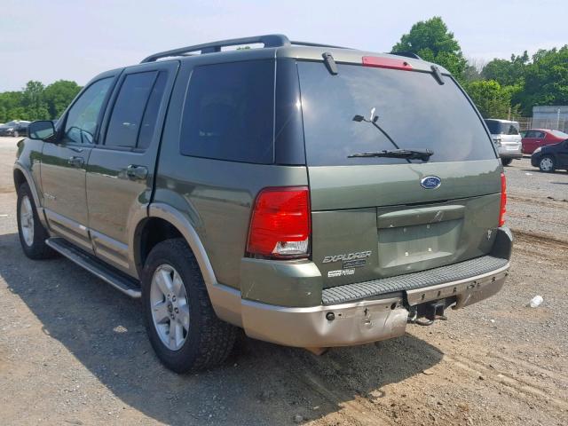 1FMZU74W64UC18277 - 2004 FORD EXPLORER E GREEN photo 3