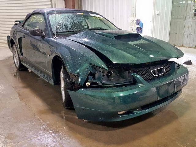 1FAFP45X23F428484 - 2003 FORD MUSTANG GT GREEN photo 1