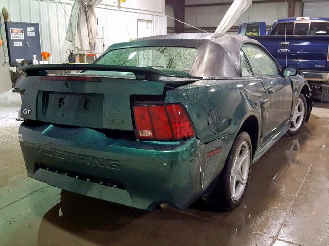 1FAFP45X23F428484 - 2003 FORD MUSTANG GT GREEN photo 4