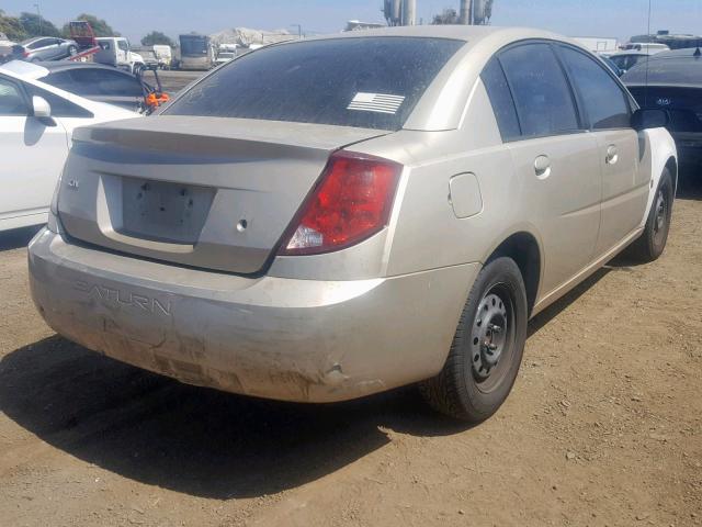1G8AJ52FX4Z131254 - 2004 SATURN ION LEVEL BEIGE photo 4
