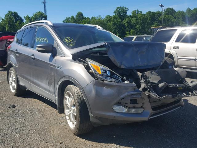 1FMCU9J93DUA70122 - 2013 FORD ESCAPE TIT GRAY photo 1