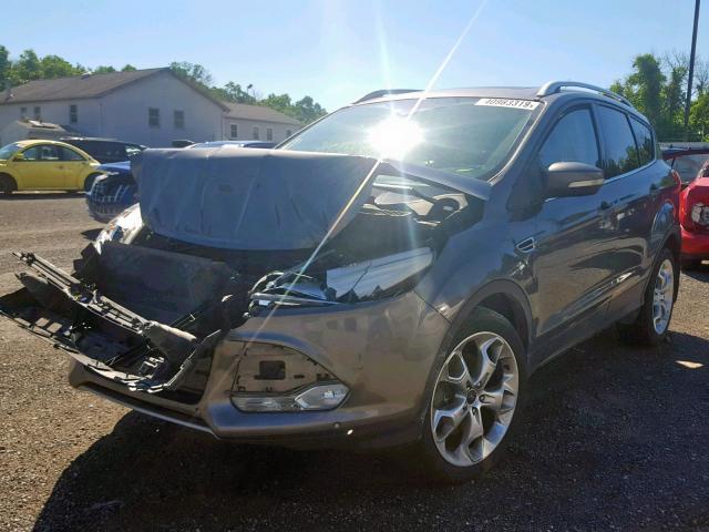 1FMCU9J93DUA70122 - 2013 FORD ESCAPE TIT GRAY photo 2