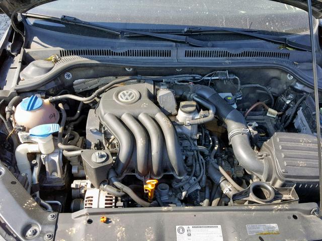 3VW2K7AJ4CM401438 - 2012 VOLKSWAGEN JETTA BASE Սև լուսանկար 7