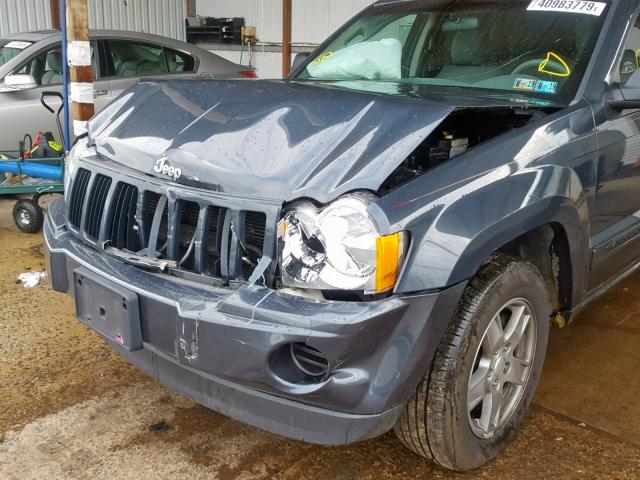 1J4GR48K06C328568 - 2006 JEEP GRAND CHER BLUE photo 9