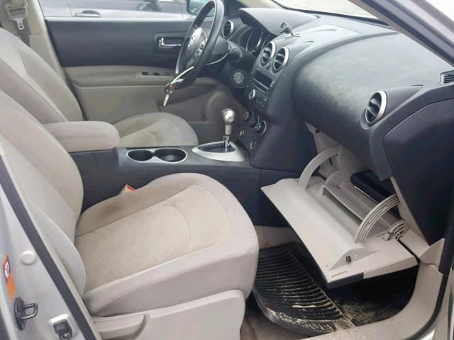 JN8AS58V78W135033 - 2008 NISSAN ROGUE S SILVER photo 5