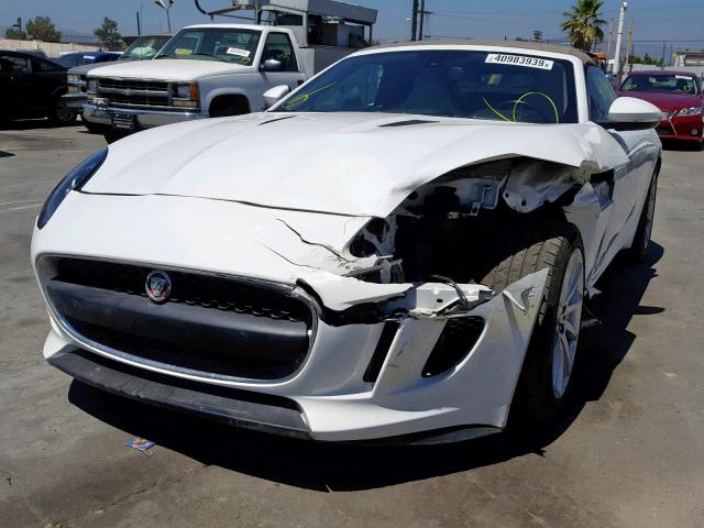 SAJWA6ET7F8K19207 - 2015 JAGUAR F-TYPE WHITE photo 2