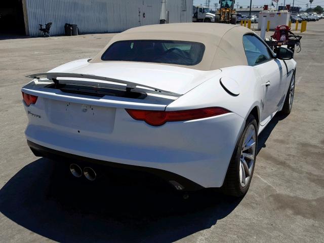 SAJWA6ET7F8K19207 - 2015 JAGUAR F-TYPE WHITE photo 4