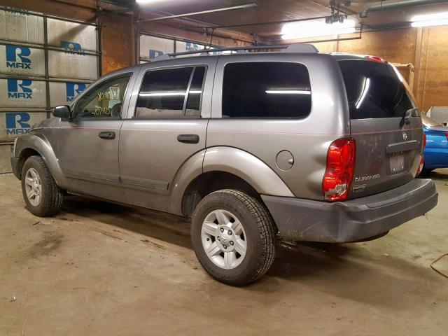 1D4HB38N95F584923 - 2005 DODGE DURANGO ST GRAY photo 3