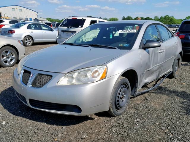 1G2ZF55BX64281677 - 2006 PONTIAC G6 SE SILVER photo 2