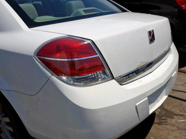 1G8ZS57N07F139255 - 2007 SATURN AURA XE WHITE photo 9