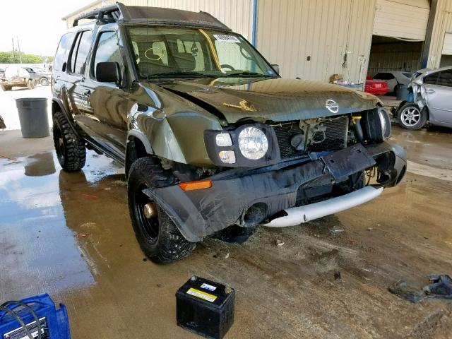 5N1DD28TX4C639163 - 2004 NISSAN XTERRA XE GREEN photo 1