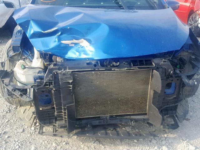 KNAFX6A87E5158517 - 2014 KIA FORTE EX BLUE photo 9