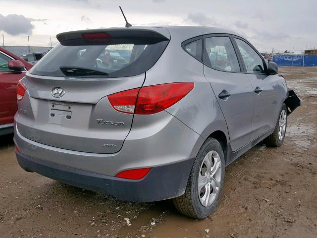 KM8JTCAC5DU716232 - 2013 HYUNDAI TUCSON GL GRAY photo 4