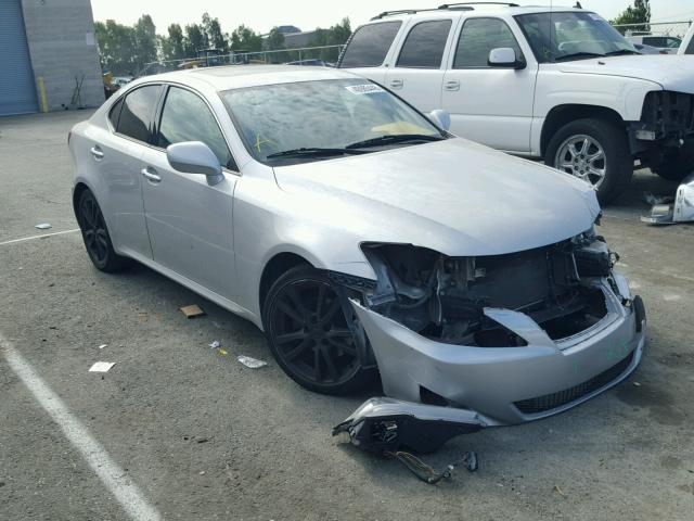 JTHBK262475027169 - 2007 LEXUS IS 250 SILVER photo 1