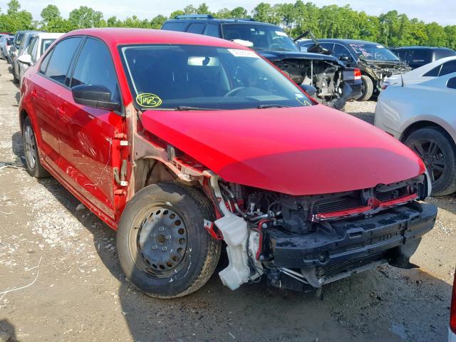 3VW2K7AJ8CM374079 - 2012 VOLKSWAGEN JETTA BASE RED photo 1