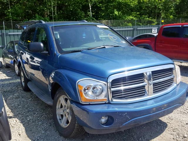 1D4HB48D04F234799 - 2004 DODGE DURANGO SL BLUE photo 1