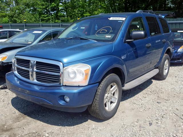 1D4HB48D04F234799 - 2004 DODGE DURANGO SL BLUE photo 2