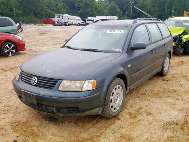 WVWHH63B01E000161 - 2001 VOLKSWAGEN PASSAT GLS GRAY photo 2