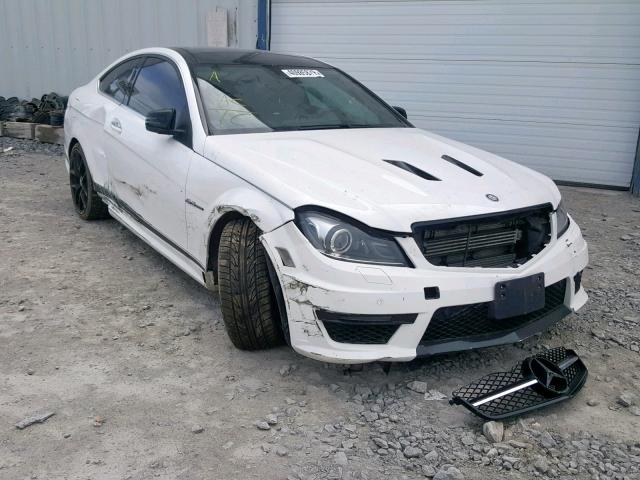 WDDGJ7HB1FG339804 - 2015 MERCEDES-BENZ C 63 AMG WHITE photo 1