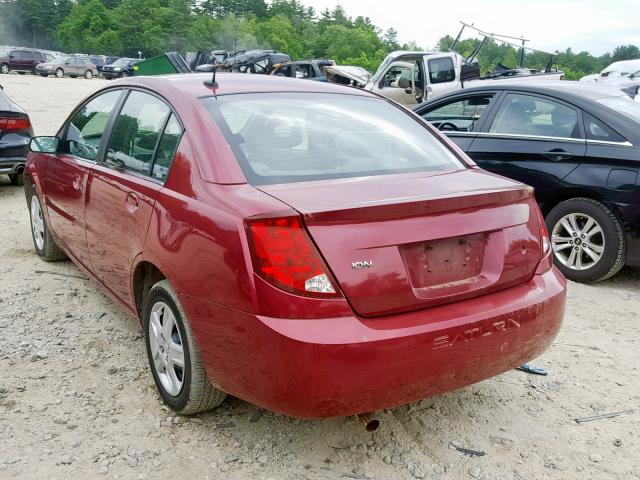 1G8AJ55F17Z172713 - 2007 SATURN ION LEVEL MAROON photo 3