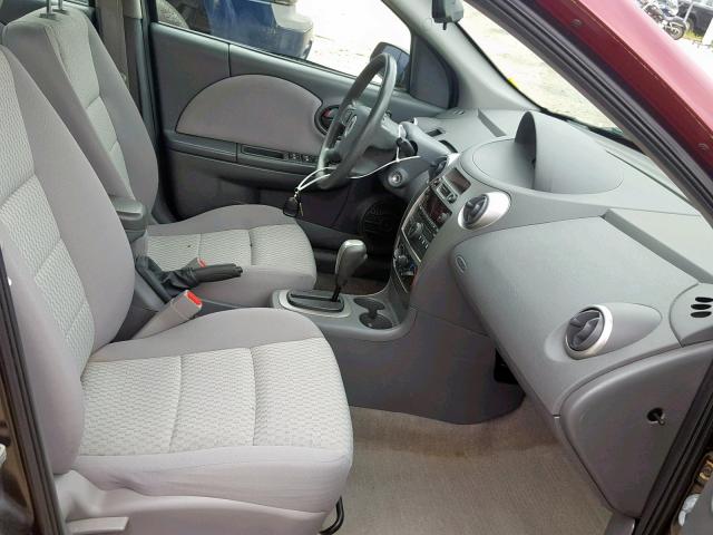 1G8AJ55F17Z172713 - 2007 SATURN ION LEVEL MAROON photo 5