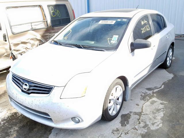 3N1AB6AP7AL673971 - 2010 NISSAN SENTRA 2.0 SILVER photo 2