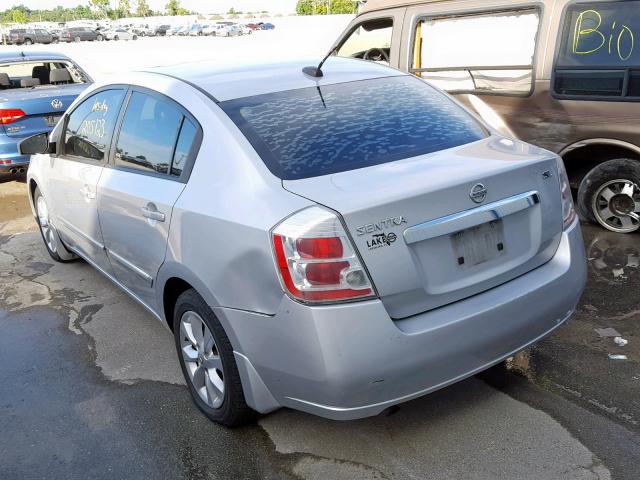 3N1AB6AP7AL673971 - 2010 NISSAN SENTRA 2.0 SILVER photo 3