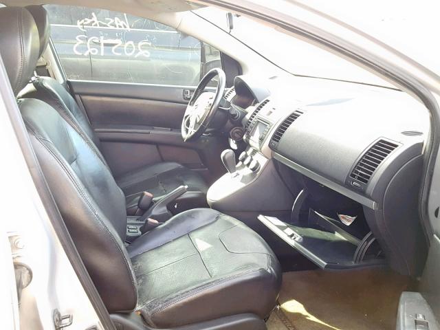 3N1AB6AP7AL673971 - 2010 NISSAN SENTRA 2.0 SILVER photo 5