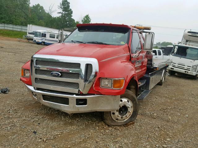 3FRNX65F07V418502 - 2007 FORD F650 SUPER RED photo 2