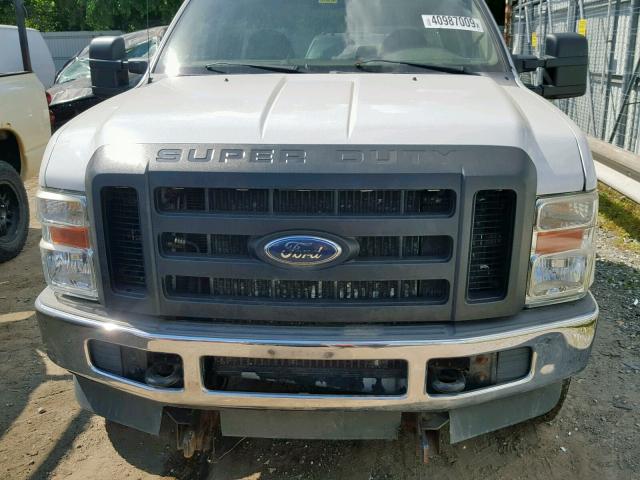 1FTWX31RX8ED42994 - 2008 FORD F350 SRW S WHITE photo 7