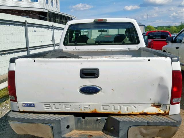 1FTWX31RX8ED42994 - 2008 FORD F350 SRW S WHITE photo 9