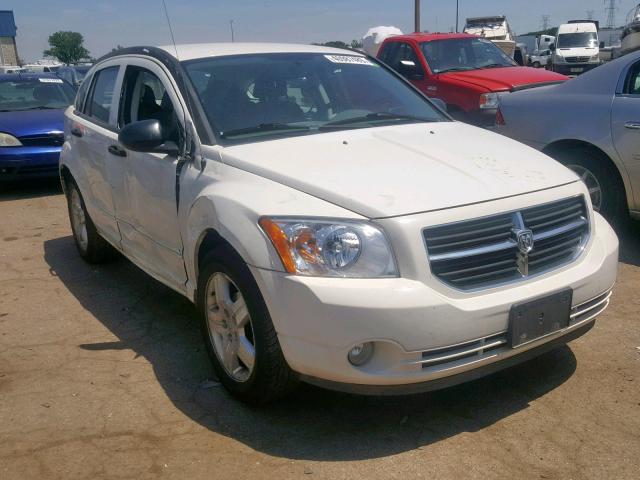 1B3HB48B07D202447 - 2007 DODGE CALIBER SX WHITE photo 1