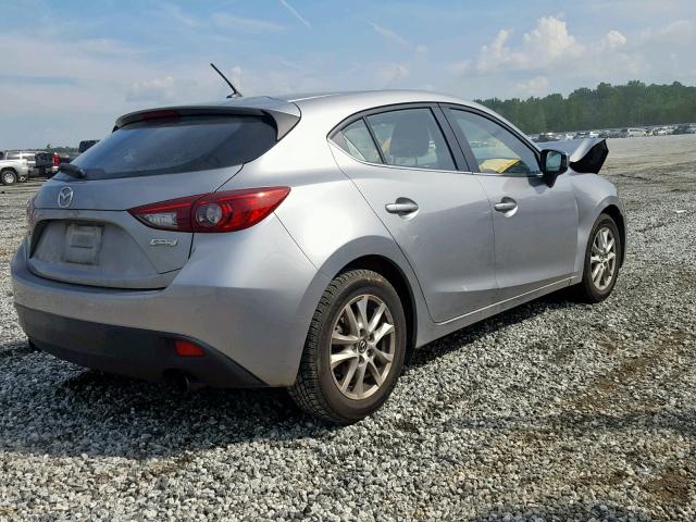 JM1BM1L77E1107205 - 2014 MAZDA 3 TOURING GRAY photo 4