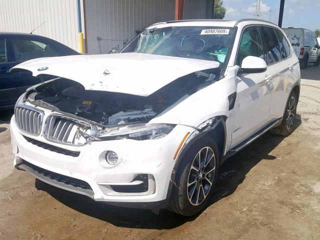 5UXKT0C55H0S79723 - 2017 BMW X5 XDR40E WHITE photo 2