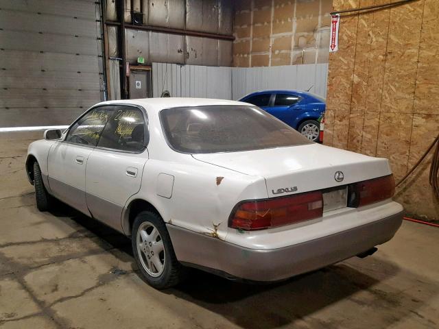 JT8VK13T9N0013699 - 1992 LEXUS ES 300 WHITE photo 3