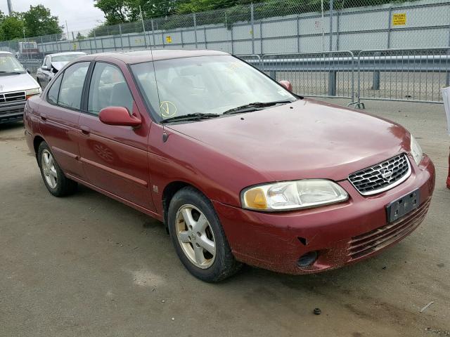 3N1AB51A83L735161 - 2003 NISSAN SENTRA SE- RED photo 1