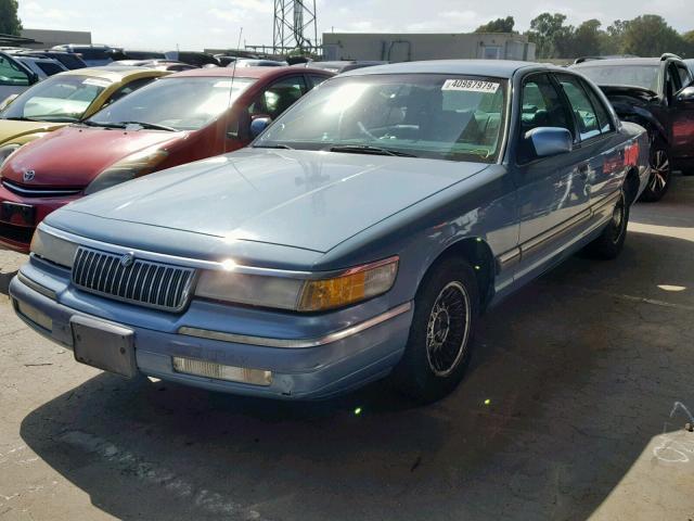 2MELM75W2RX659962 - 1994 MERCURY GRAND MARQ BLUE photo 2