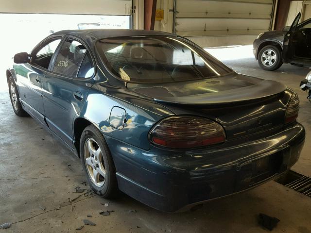 1G2WP5217VF331241 - 1997 PONTIAC GRAND PRIX GREEN photo 3