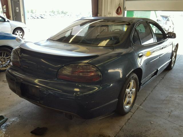 1G2WP5217VF331241 - 1997 PONTIAC GRAND PRIX GREEN photo 4
