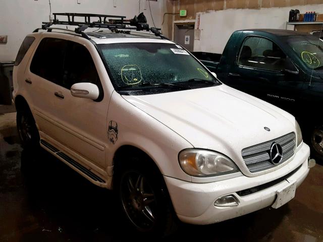 4JGAB57EX5A534519 - 2005 MERCEDES-BENZ ML 350 WHITE photo 1