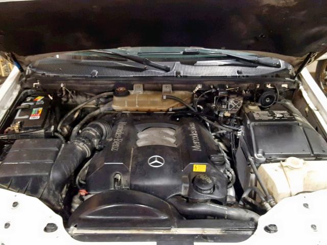 4JGAB57EX5A534519 - 2005 MERCEDES-BENZ ML 350 WHITE photo 7