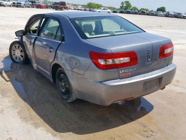 3LNHM26116R638278 - 2006 LINCOLN ZEPHYR GRAY photo 3