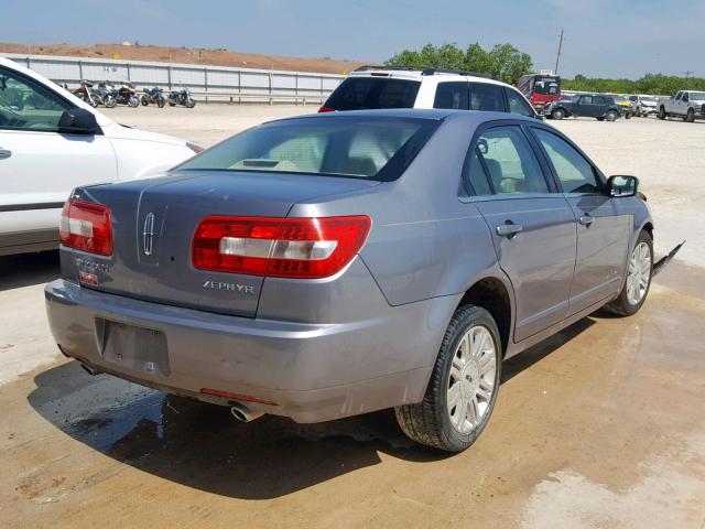 3LNHM26116R638278 - 2006 LINCOLN ZEPHYR GRAY photo 4